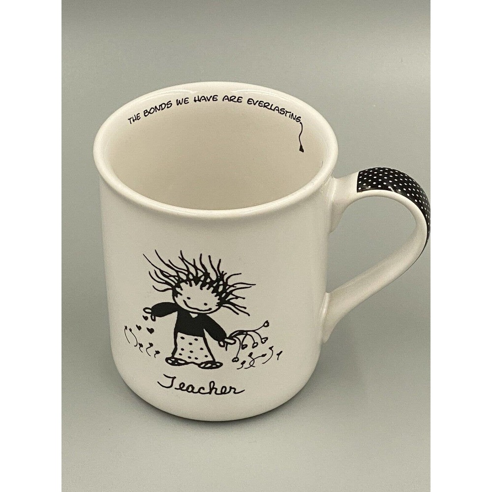 Enesco Children of the Inner Light Stoneware‎ Coffee Mug TEACHER Cup